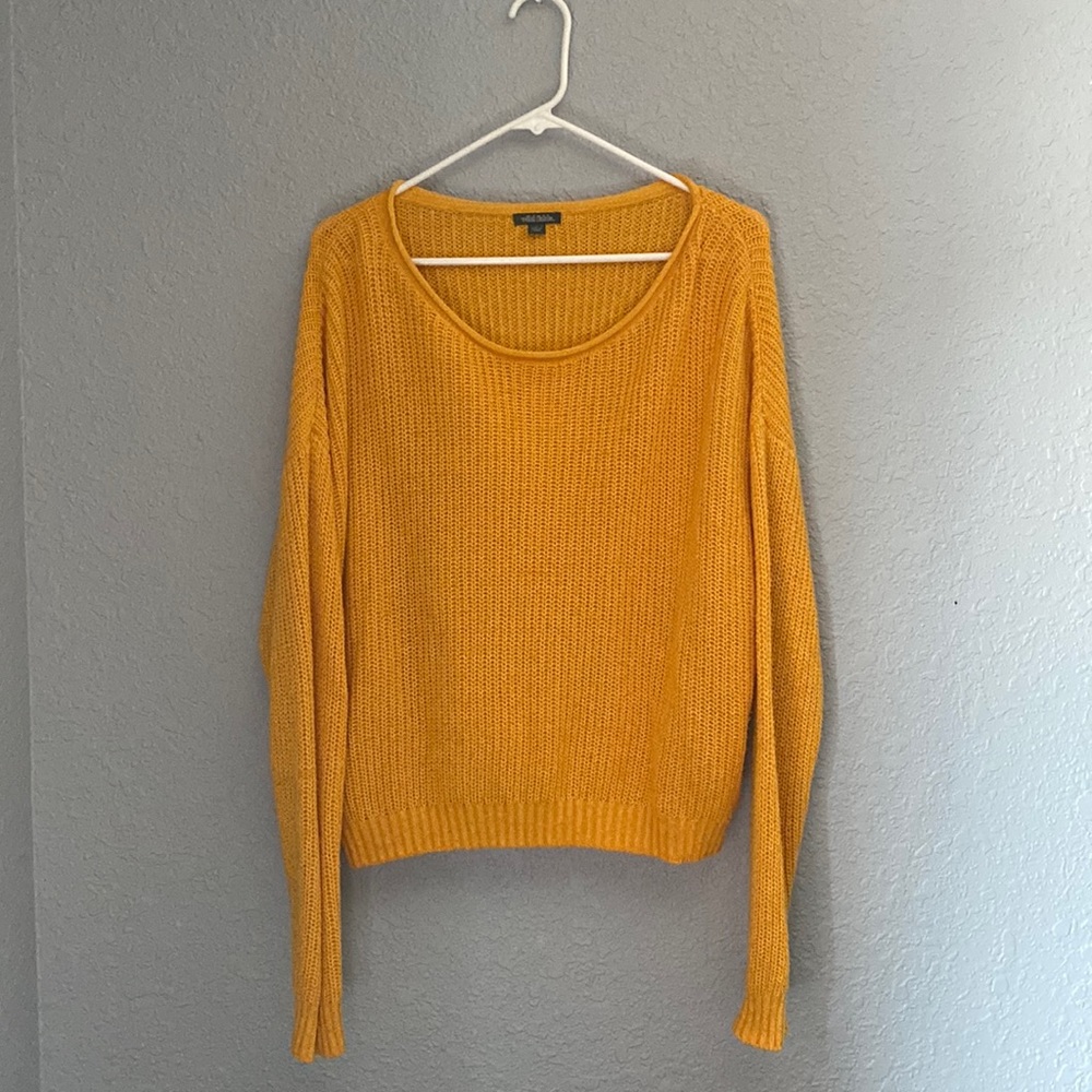 Gold Wild Fable Sweater, Size L